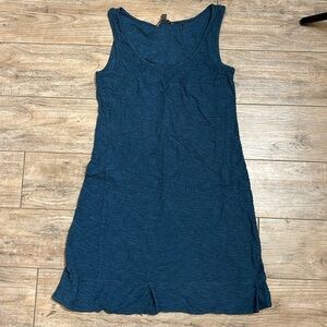 Toad & Co Samba Wave Tank Dress Womens Medium Blue